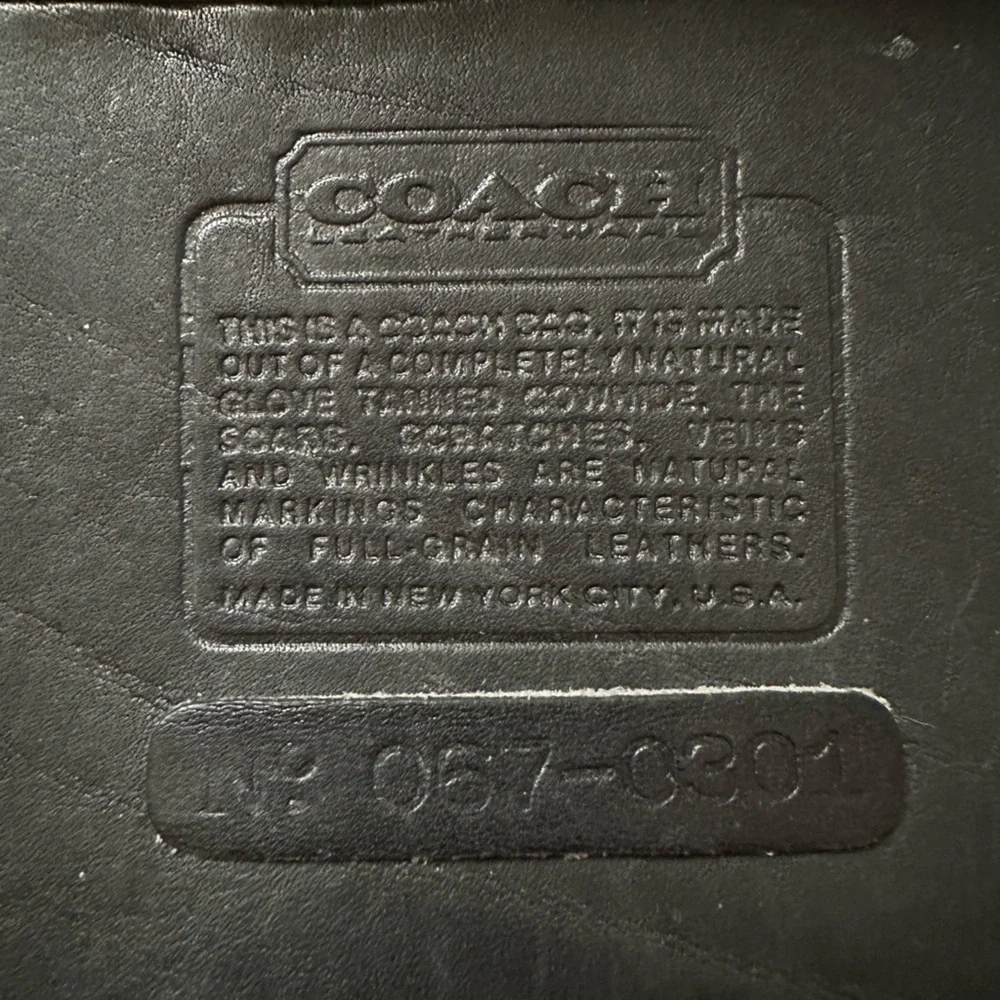 Vintage Coach NYC Era Basic Bag - 9455 - Black - Picture 2 of 7